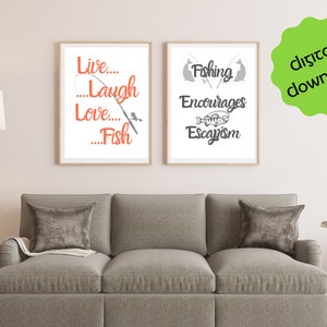 Fishing Quotes Wall Art image 1