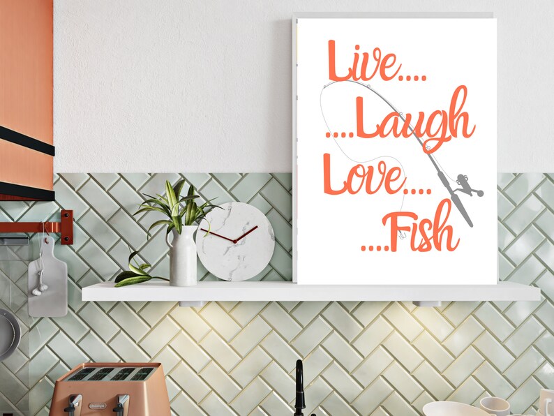 Fishing Quotes Wall Art image 3