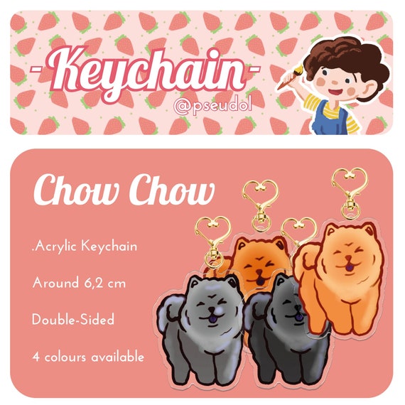 Dog Breed Keychain Chow Chow PRE ORDER Etsy