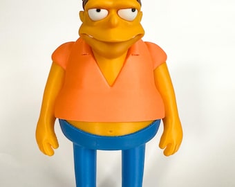 Barney Gumble Figurine – 3D Printed Simpsons Fan Art – Hilarious Collectible for Cartoon & TV Show Fans Homer bar decor gift for him