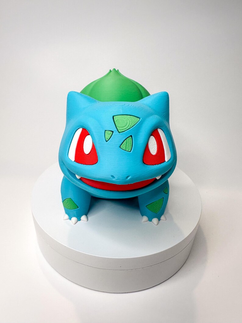 Bulbasaur Pokemon Collectible Figurine – Inspired Fan Art – Desk Decor ...