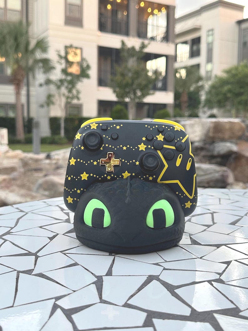 Toothless Controller Stand – 3D Printed PS5, Nintendo Switch, Xbox ...