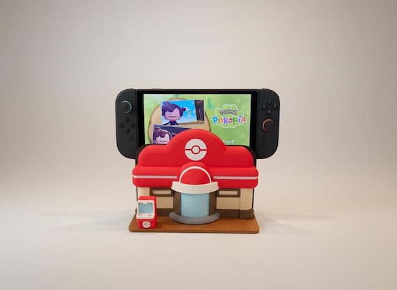 Pokopia Center Nintendo Switch 2 Dock Holder, 3D Printed Switch