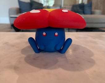 Vileplume Piggy Bank - 3D Printed Coin Bank - Room Decor - Collector Gift - Pokemon-Inspired Bank
