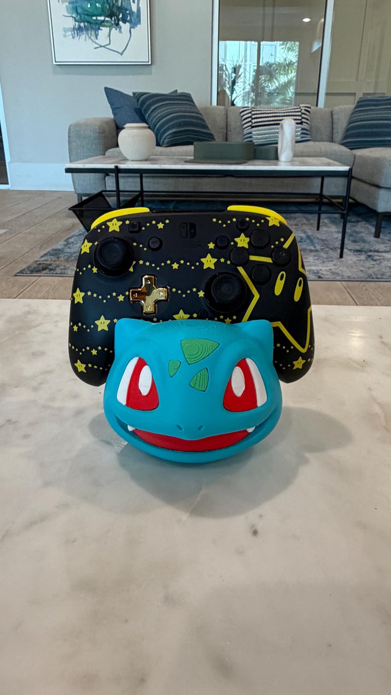 Bulbasaur Controller Stand – Pokémon 3D Printed Holder – Cute Gaming ...