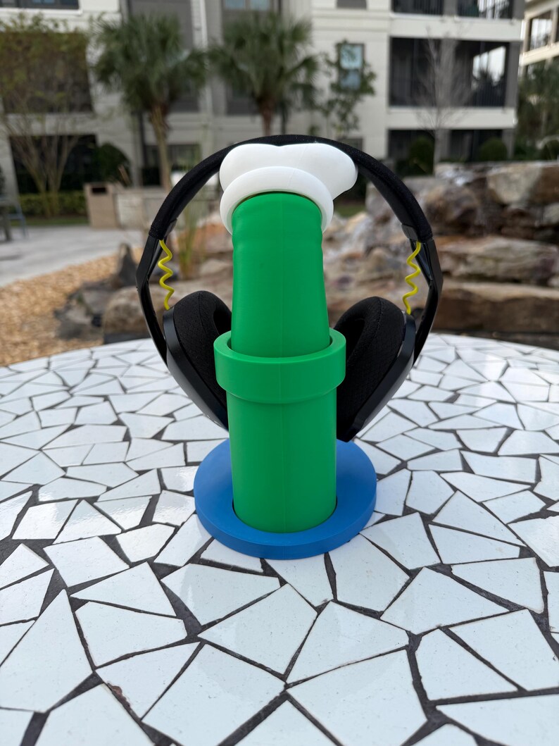 Mario or Luigi Headphone Stand – Super Mario Headset Holder 3D Printed | Gamer Desk Accessory, Switch Gaming Room Decor, Gift for Gamers 画像 18