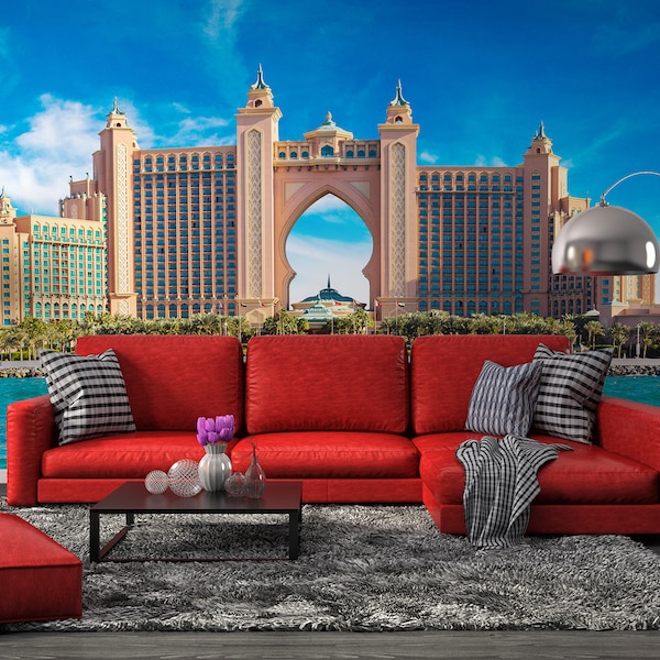 Dubai City Wallpaper Etsy