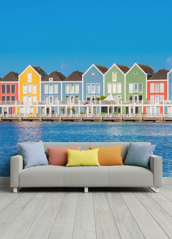 Modern Wallpaper Dutch Row Houses in Houten Netherlands - Etsy Modern Wallpaper Dutch Row Houses in Houten Netherlands - Etsy