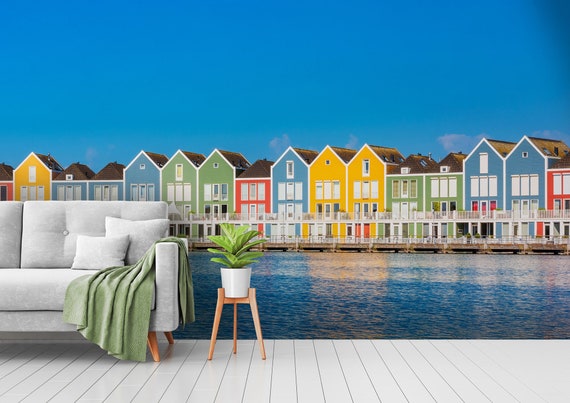 Modern Wallpaper Dutch Row Houses in Houten Netherlands - Etsy Modern Wallpaper Dutch Row Houses in Houten Netherlands - Etsy