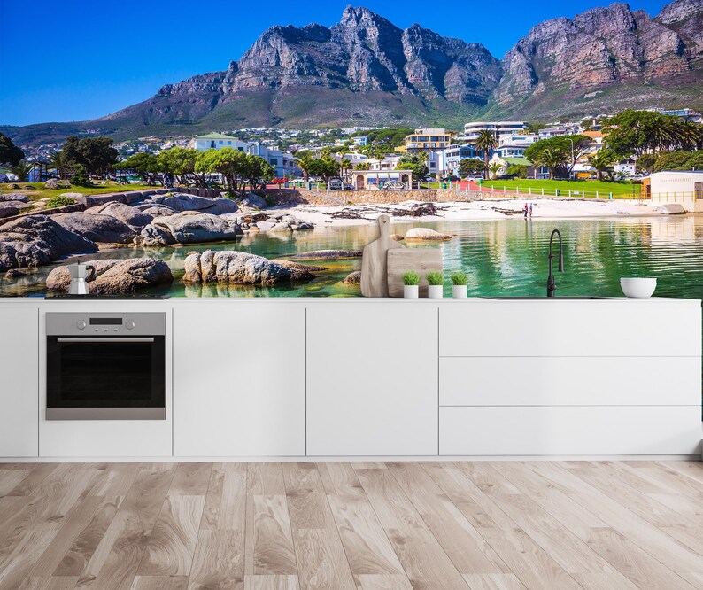 Buy Cape Town City Beach Wallpaper, South Africa, Republic of South