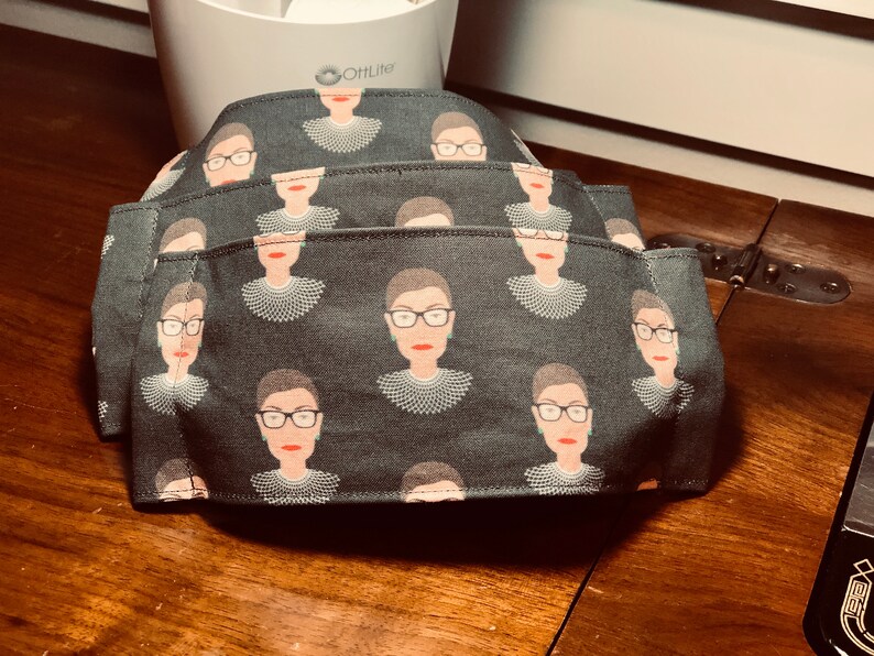 RBG Reusable Layered Face Mask Etsy