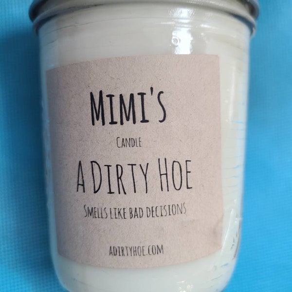 Personalized All Natural Soy Wax Candle Made to Order Funny Gag Gift for Galentines Personalized Funny Gift