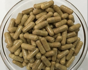 Biologische paardenbloemwortel 500 mg vegetarische capsules, geen vulstoffen of bindmiddelen