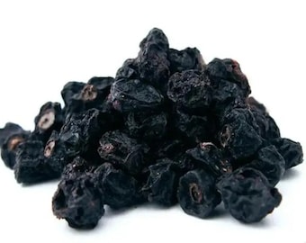 Organische getrocknete schwarze Johannisbeere / Getrocknete schwarze Johannisbeeren 100% biologisch / Getrocknete schwarze Johannisbeeren