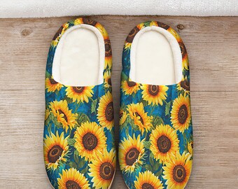 sunflower slippers