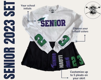 Personalized Senior Skirt Set | Custom Graduation Outfit 2026