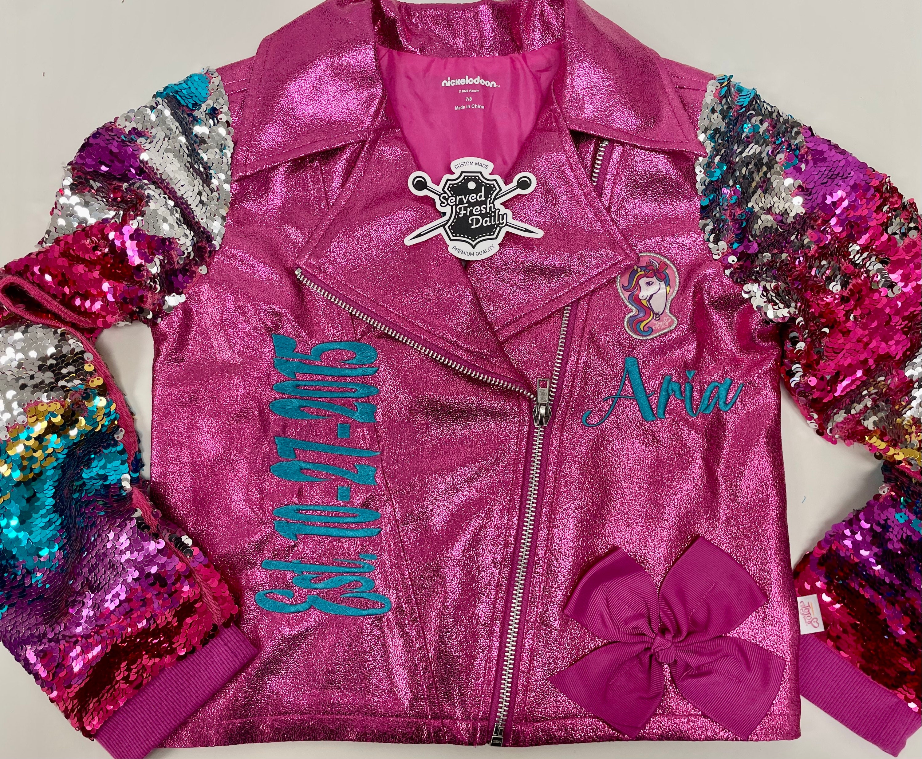 Jojo siwa flip store sequin jacket