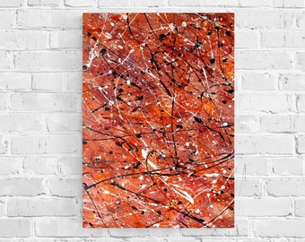 Original Abstract Acrylic Painting on Canvas, 50*70 cm, Unframed, Acrylic Art, Contemporary Art, Original Art, Wall Decor, Abstract Painting