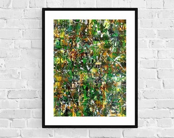 Original Abstract Acrylic Painting on Paper, 50*70 cm, Unframed, Original Art, Abstract Art, Acrylic Painting, Home Decor, Wall Decor
