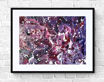 Original Abstract Acrylic Painting on Paper, 50*70 cm, Abstract Art, Original Art, Acrylic Painting, Home Decor, Wall Decor, Zodiac, Scorpio