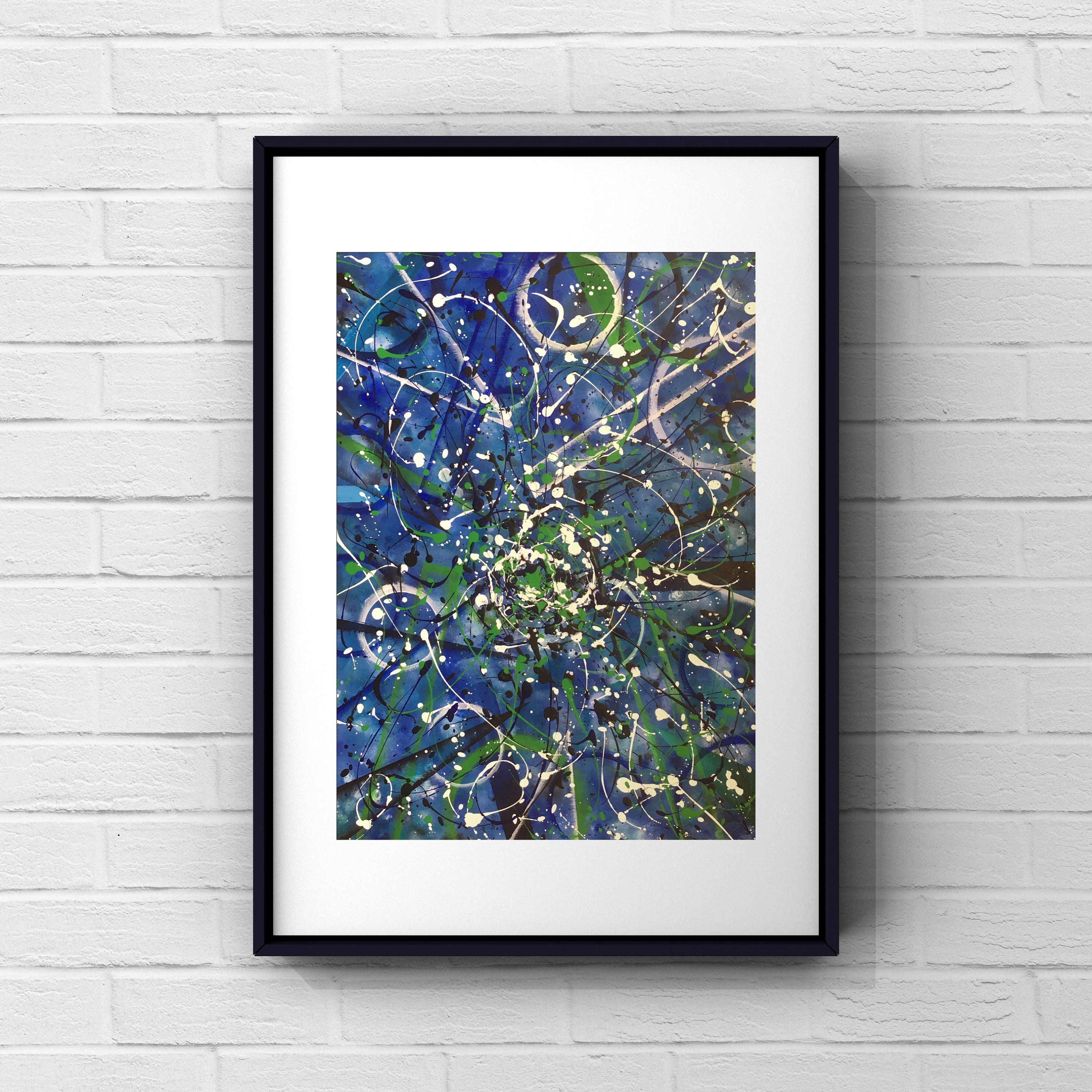 Original Abstract Acrylic Painting on MDF Panel 5070 Cm Etsy UK