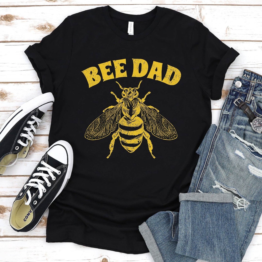 Bee Lover Beekeeper Keeping Bee Dad Father's Day Shirt Etsy
