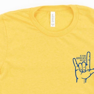 Down Syndrome Awareness Shirt // Be Kind Advocate Include Shirt  // Down Syndrome Shirt // World Down Syndrome Day Shirt // Inclusion Shirt