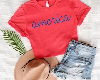 America shirt // America t shirt // 4th of July shirt // Shirt for 4th of July // Patriotic shirt // Memorial Day shirt