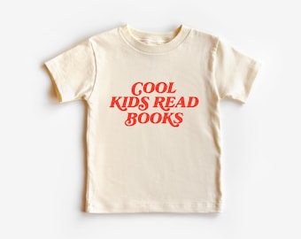 Cool Kids Read Books // Kids Tee // Book Worm Shirt // Toddler Book Shirt