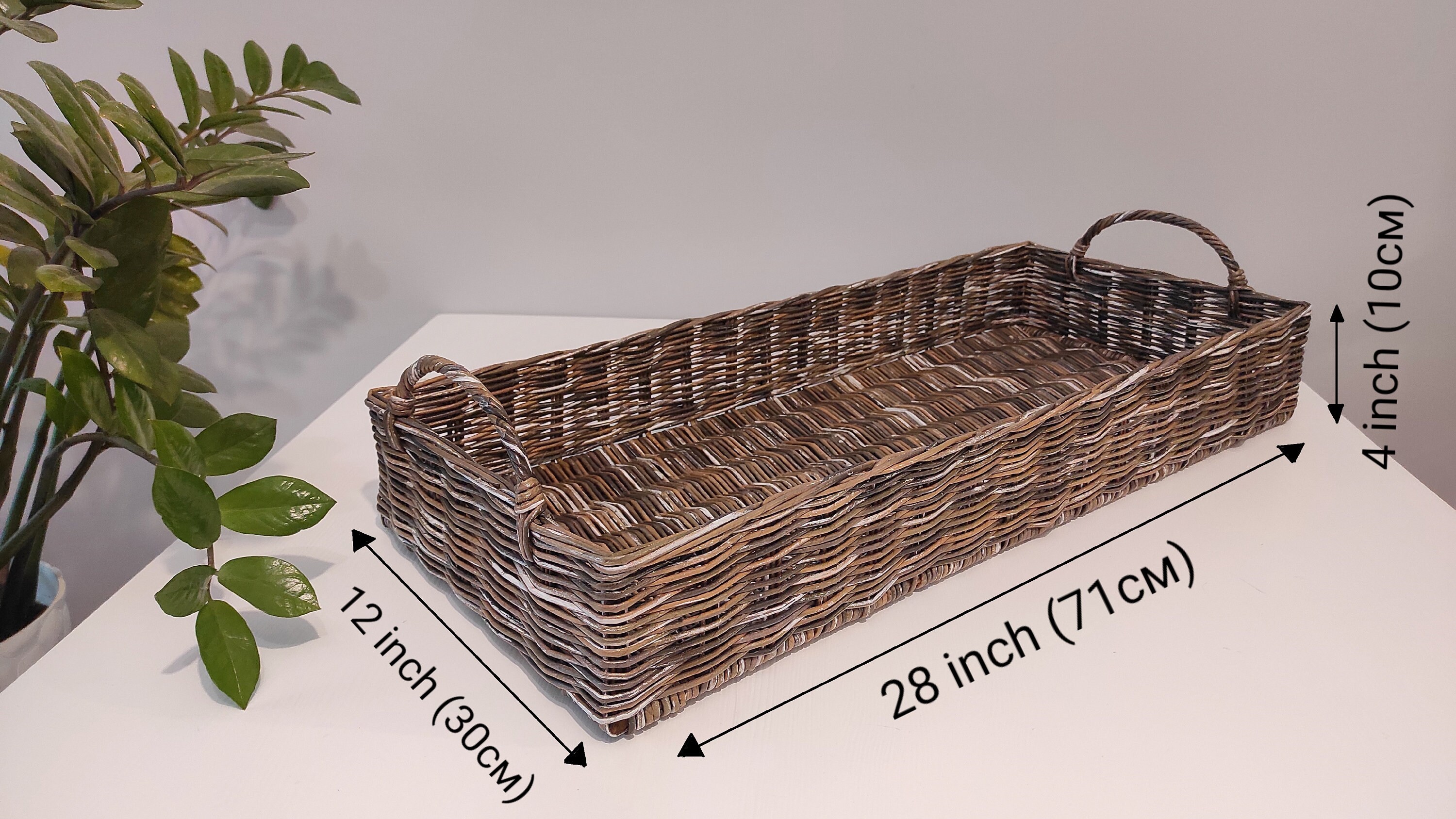 Extra Long Basket for Shelf Narrow Storage Box Pantry Etsy UK