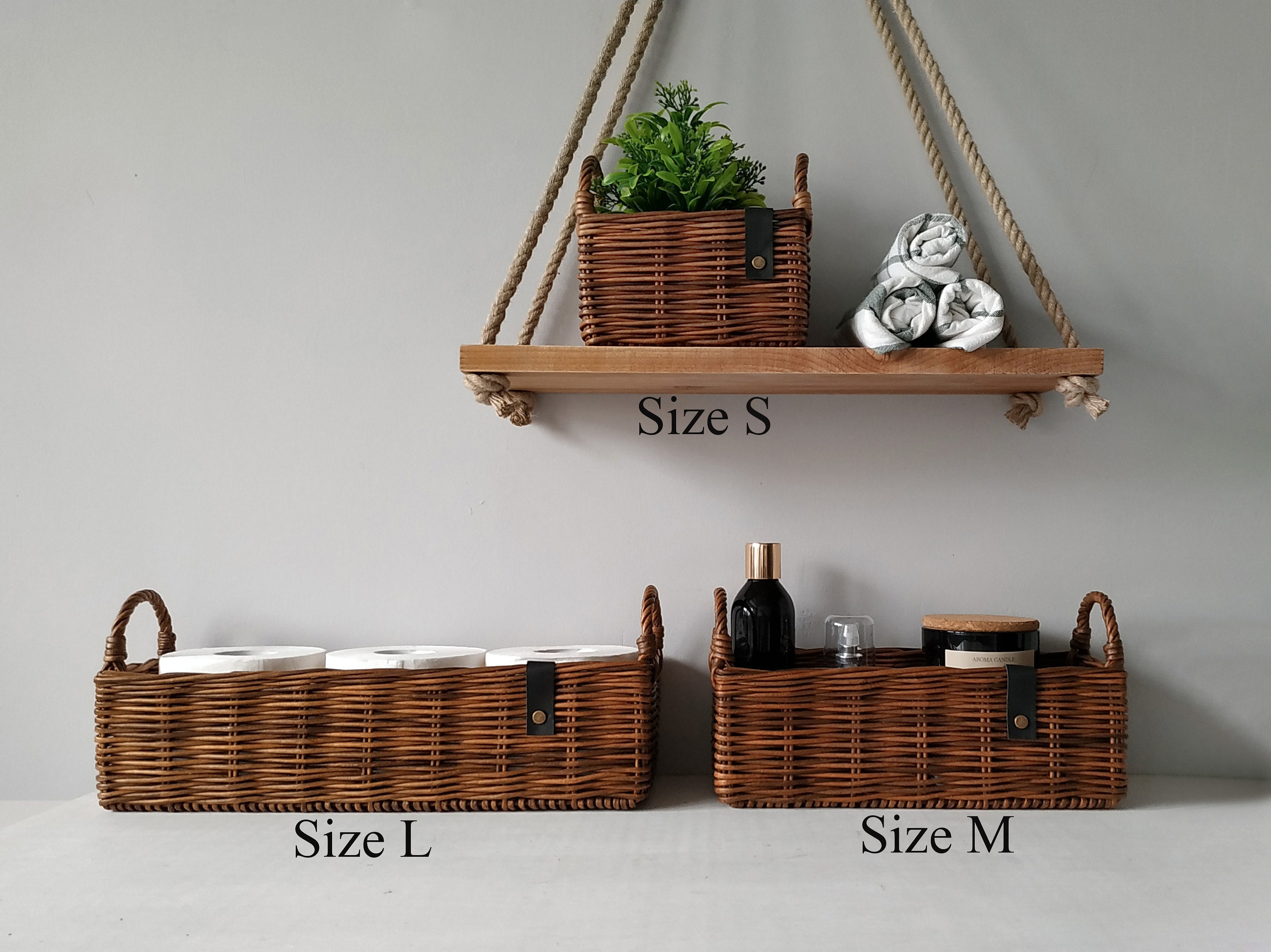 Aufbewahrungskörbe für Bad Aufbewahrungsbehälter Set von 3 | Etsy