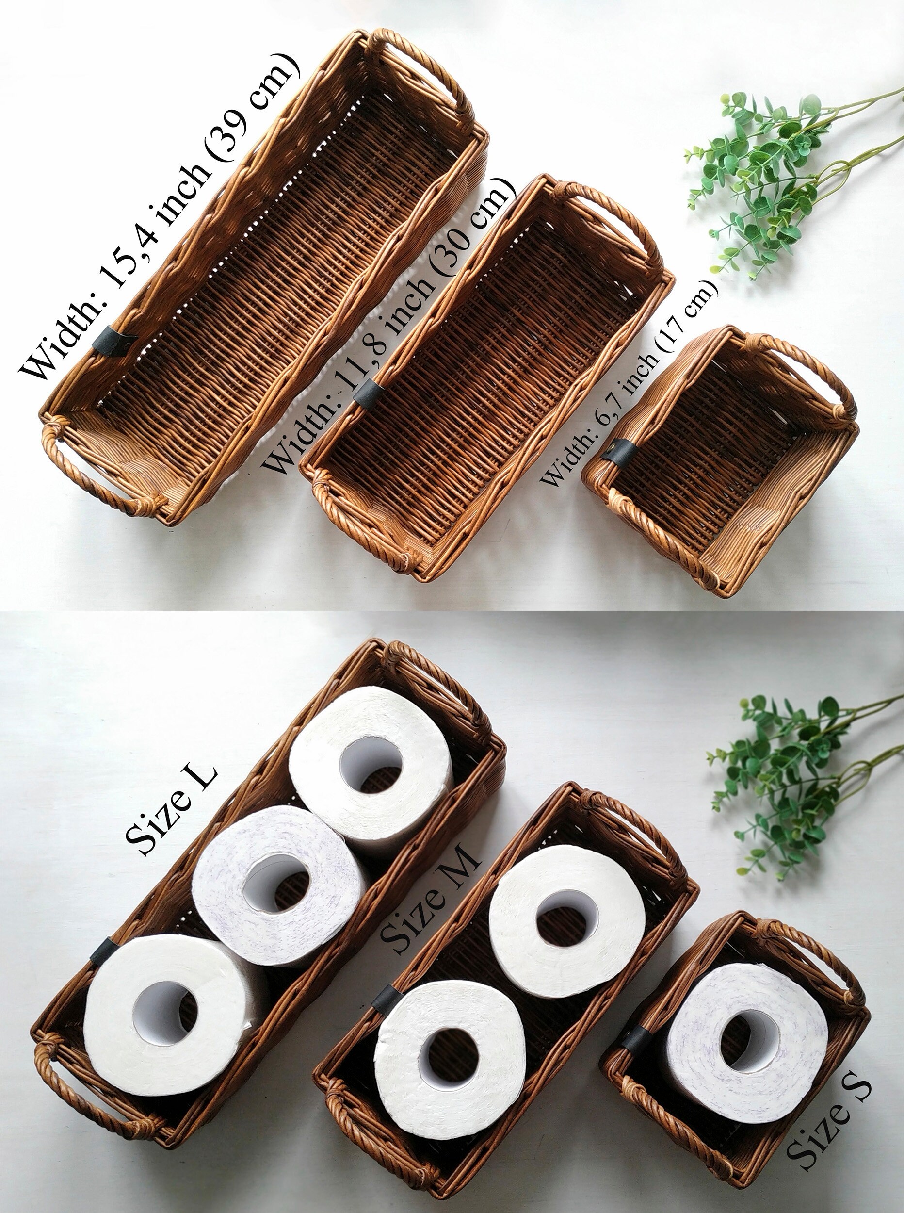 Aufbewahrungskörbe für Bad Aufbewahrungsbehälter Set von 3 | Etsy