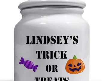 Halloween Candy Jar