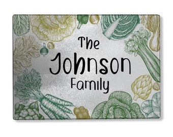 Personalized Veggie Cutting Board