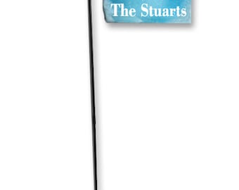 Snowflake Custom Yard Flag (2-Sided)