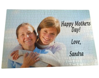 Personalized Photo Puzzle, 500 Piece, Mother's Day Gift