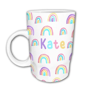 Rainbow Personalized Root Beer Mug