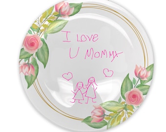 Children's Create-Your-Own Glass Plate