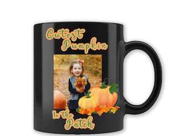 Cutest Pumpkin in the Patch Black Mug