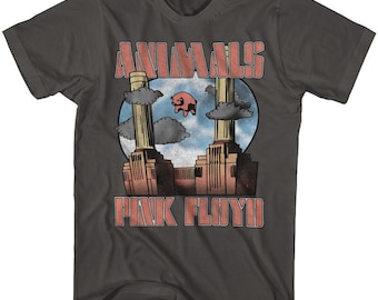 Koszulka dla dorosłych Pink Floyd Animals Smoke