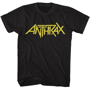 Anthrax Logo Black T-Shirt