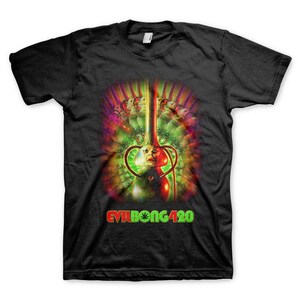 Camiseta con el cartel de Evil Bong 420