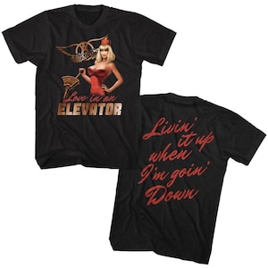 Aerosmith Love In An Elevator Music Shirt | eBay