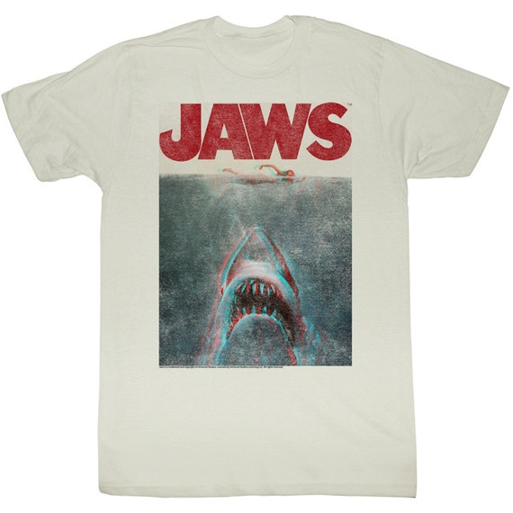 Jaws Shark Below T-Shirt Adult Jaws Shark Below T-Shirt Adult