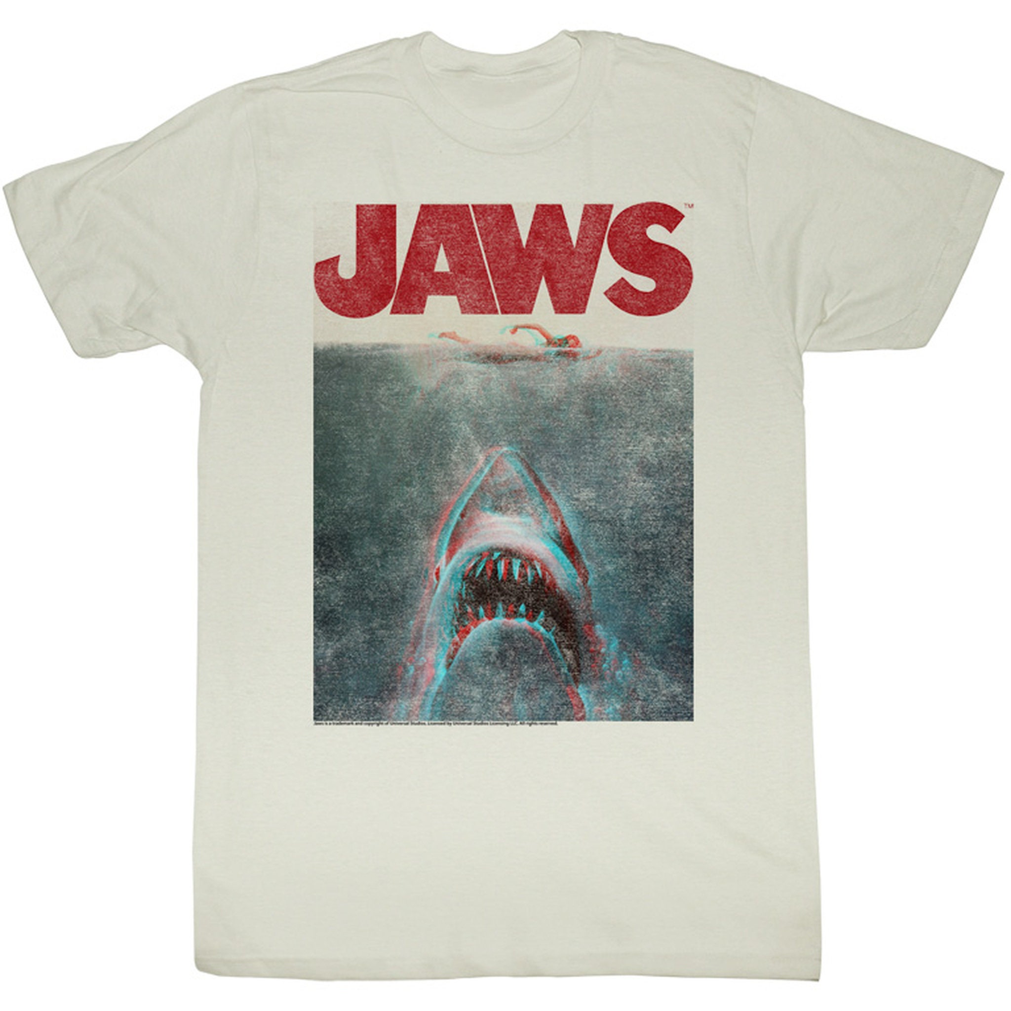 Jaws Terrifying Natural Adult T shirt Etsy