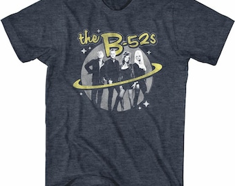 The B-52/'s Band Name Logo Men/'s T Shirt New Wave Music Merch