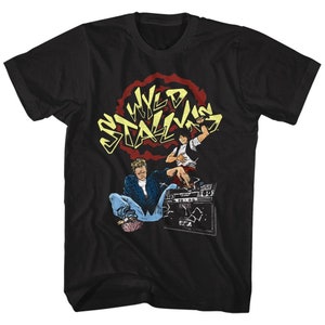 Bill en Ted Cartoon zwart T-shirt voor volwassenen