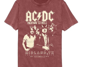 【AC/DC】Tシャツ⑦ XLサイズ AC/DC HTH Texas Brick Comfort Color T-shirt - Etsy