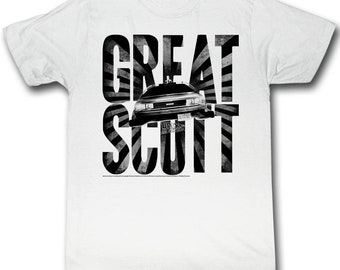 Back to the Future Great Scott White Adult T-Shirt