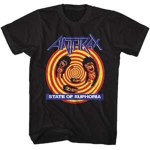 Anthrax State Of Euphoria Black T-Shirt
